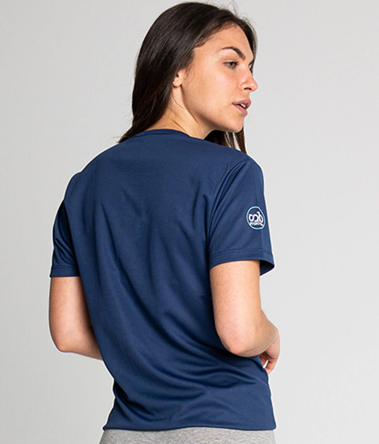 Camiseta técnica antimosquitos mujer azul 3